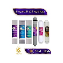 Açık Kasalara Uyumlu Ph8 B 12 Filtre Destekli 6'lı Filtre Seti