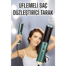 Fön - 269 - Tarak Saç Düzleştirici Üflemeli Fön Makinesi Sıkı - Kmrsfres - Dişli Tnabilir