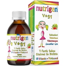 Nutrigen Vegy Şurup 200 Ml - 7 Farklı Sebze Eki