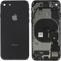 Apple Uyumlu iPhone 8 Kasa Dolu Siyah