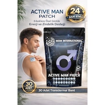 Active Man Erkeklere Özel Vitamin & Bitkisel Destek Transdermal Bant 30 Adet
