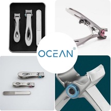 Ocean Solingen Metal Kutuda Lüx 3'lü Tırnak Makası Seti Asu-222