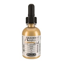 Schmincke : Akademie Akrilik Mürekkep : 50 Ml : 801 Gold