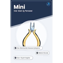 Mini Pense El Aleti Hırdavat İnce İş Dar Alan Tamir Sarı Saplı Ev