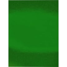 Metalik Fon Kartonu 50x70 Yeşil Rulo Şeklinde - 6 Adet