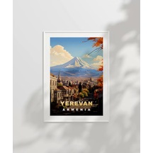 Çerçevesiz Poster Yerevan Ve Ararat Dağı Manzarası