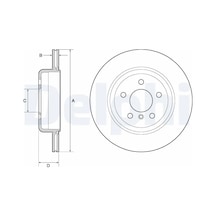 Bmw 530d F10 Arka Fren Diski 2010-2012 Delphı Bg4664c 2adettir