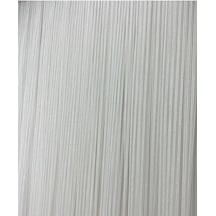 MAKARNA MODEL SİMLİ KIRIK BEYAZ RENK HAZIR DİKİLMİŞ PİLELİ TÜL PE Kırık Beyaz
