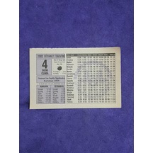 4 Ekim 2002 Takvim Yaprağı - Nostalji Koleksiyonluk Takvim Yaprağı A