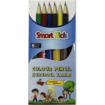 Globox 6 Renk Kısa Kuru Boya Kalemi 2966
