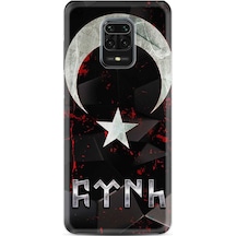 Xiaomi Redmi Note 9 Pro Kilif Desenli Silikon Göktürk 473366644