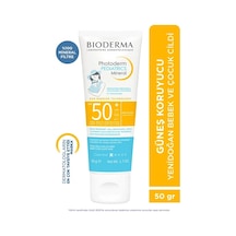 Bioderma Photoderm SPF 50+ Bebekler İçin Mineral Filtreli Güneş Koruyucu Krem 50 G
