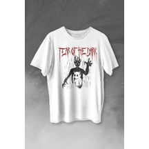 Fear Of The Dark Karanlık Dark Gothic Urban Street Wear Baskılı Tişört Unisex T-shirt 001