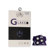 Apple iPhone Uyumlu 14 Pro Max Bilvis Titan Kamera Lens - Derin Mor Belirtilmemis