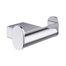 Line Bathroom Averta Bornoz Askılık 119102 İkili Krom Gri