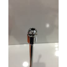 Krom Kaplama Metal Taharet Çubuğu 37Cm N11.576