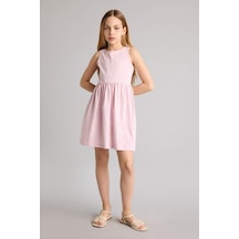 Defacto Kolsuz Elbise Kız Çocuk B4338a826smpn453 Pembe-pn453