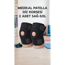 Buğz Çift Taraflı Patella Destekli Menisküs Ağrısı İçin Spor Dizlik