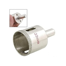 Tr 32 Mm Mermer Granit Fayans Cam Yuvarlak Delme Panç Elmas Uç Yuvarlak Açma Matkap İçin Karot Ucu