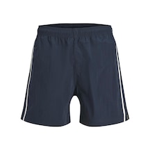 Jack & Jones Bill Rex Track Erkek Lacivert Mayo Şort 12307518-skyc Mavi