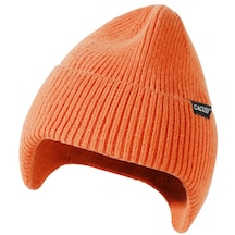 Alibee Sonbahar Ve Kış Örme Şapka Yumuşak Ve Rahat Kadın Sıcak Trend Vahşi Yün Şapka Erkek - Turuncu