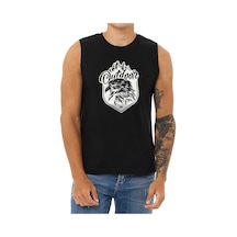 Bluu Outdooreagle Kolsuz Sporcu T-shirt Tank Top Spor Atlet