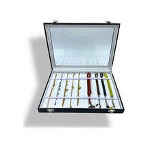 Richbox Tesbih Kolye Bileklik Kutusu Siyah İçi Beyaz