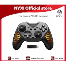 Nyxı Flexi Modüler Kablosuz Oyun Kolu Hall Effect Drift Yapmaz 1000hz Pc Switch İos Android Uyumlu Siyah Gamepad