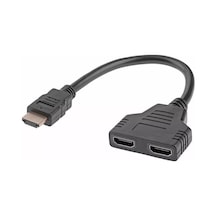 Pm-31348 Hdmı Erkek Hdmı To 2x Dişi Adaptör 30cm Kablo Çoklayıcı Splitter