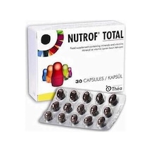 Nutrof Total Sporcu Besinleri - 30 Kolay Yutulabilir Kapsül, Floraglo Ve Snergy Effect Teknolojisi İle Takviye Edici Gıda, Fransa