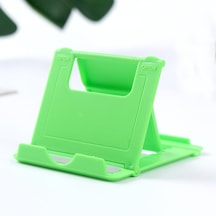 Yeşil Taşınabilir Masaüstü Çok Fonksiyonlu Çok Açılı Ayarlanabilir Katlanır Tembel Telefon Tutucu