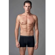 Ers015 Erkek Compact 3 Lü Boxer Siyah-Lacivert-Gri