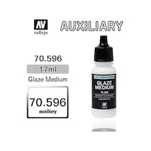 17 Ml. Glaze Medium Şeffaflaştırıcı Maket Boyası, Vallejo 70596 Standart
