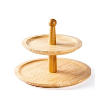 Tantitoni Bambu İki Katlı Kurabiyelik 26x20cm Ahşap