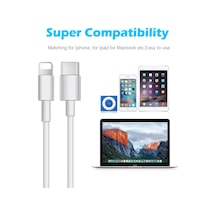 Apple Uyumlu iPhone Type-C Lightning Şarj Ve Data Kablosu