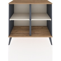 Hyperion Şifonyer 2 Raflı 88x44x80 Antrasit-çam/aytaşı Çam/aytaşı