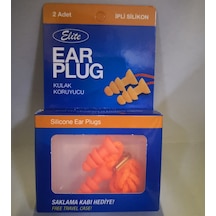 Ear Plug Silikon İpli Kulak Tıkacı Çok Renkli