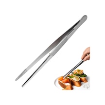 Paslanmaz Çelik Profesyonel Şef Cımbızı 30 Cm Ergonomik Tasarım Dayanıklı Mutfak Maşası Et Pişirme Barbekü Ve Pasta Süsleme İçin İdeal