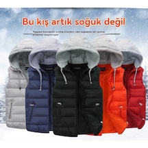 Sonbahar/kış Unisex Kuş Tüyü Dolgulu Yelek Ceket Mavi