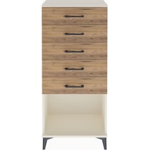 Arges Dolap 5 Çekmeceli 60x30x134 Aytaşı-çam Aytaşı