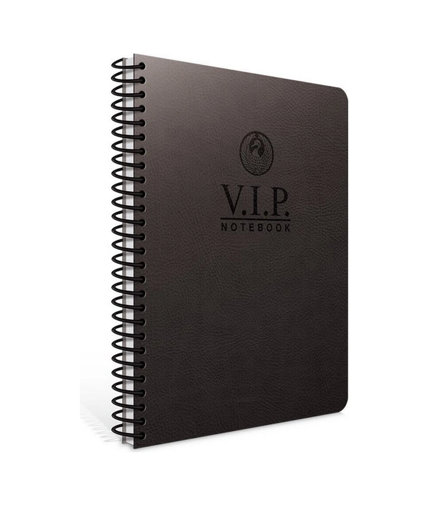 Vip A4 140 Yaprak Deri Kapak Spiralli Defter 1080 Çizgili Siyah Siyah Vip A4 140 Yaprak Deri Kapak Spiralli Defter 1080 Çizgili Siyah Siyah