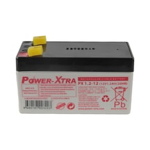 Power-Xtra 12V 1.2 Ah Bakımsız Kuru Akü (43 x 97 x 53 MM)