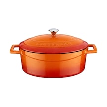 Lava Yuvarlak Tencere Çap 24 CM Folk