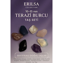 Sertifikalı Terazi Burcu Doğal Taş Kütle Seti 10-15 Mm - Denge Es
