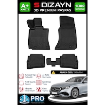 S-dizayn Mercedes E Serisi W214 3d Pro Havuzlu Paspas 2020 Üzeri A+ Kalite