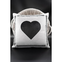 Kırlent Kılıfı Kadife 43x43 Cm Çift Taraflı Kalp Kedi Desenli Evlilik Teklifi Doğum Günü Diğer