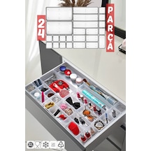 Nandy Home 24 Parça Çekmece İçi, Düzenleyici, Organizer Set Beyaz