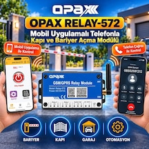 Opax Relay-572 Mobil Uygulamalı Telefonla Kapı Ve Bariyer Açma Modülü