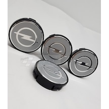 Jant Göbeği Opel Uyumlu 65/62 (62Mm Yuva) 4'Lü Silver