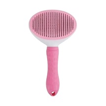 Cleanpet's Basmalı Metal Uçlu Kedi & Köpek Tarağı Pembe